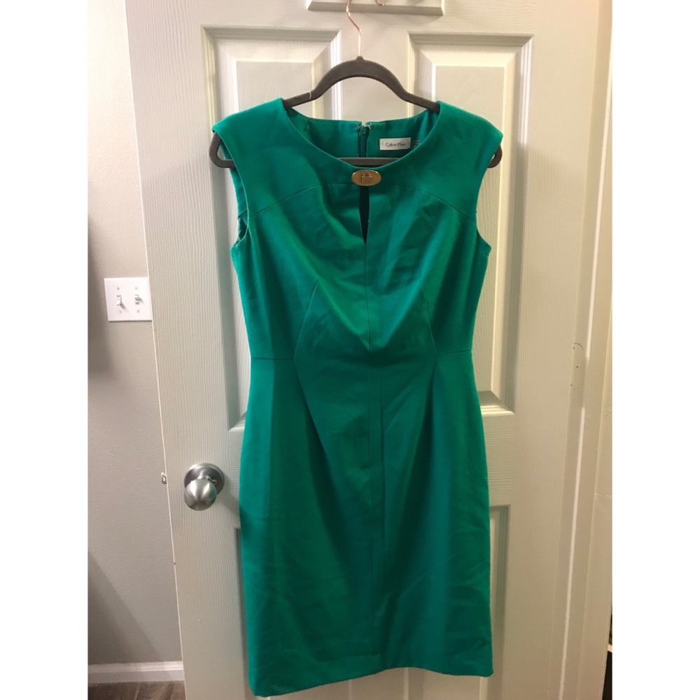 Green CK Dress